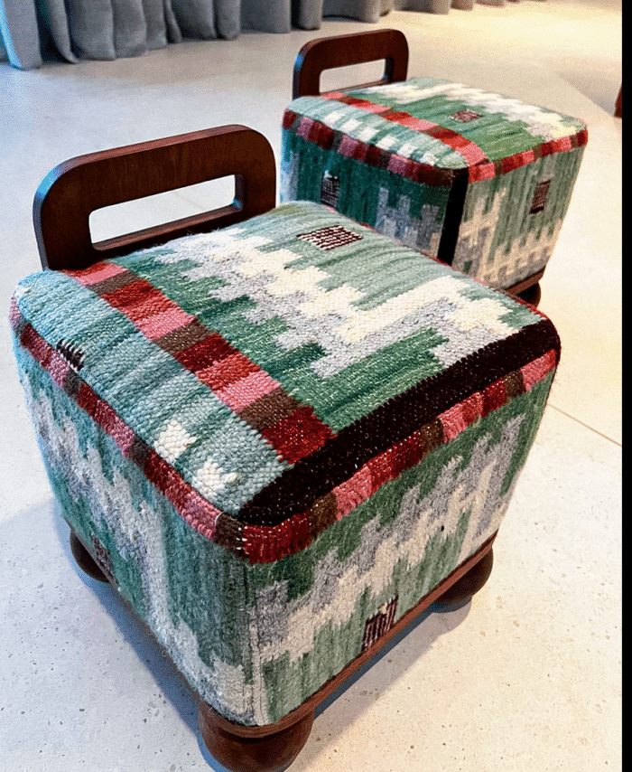TABOURET VERT
